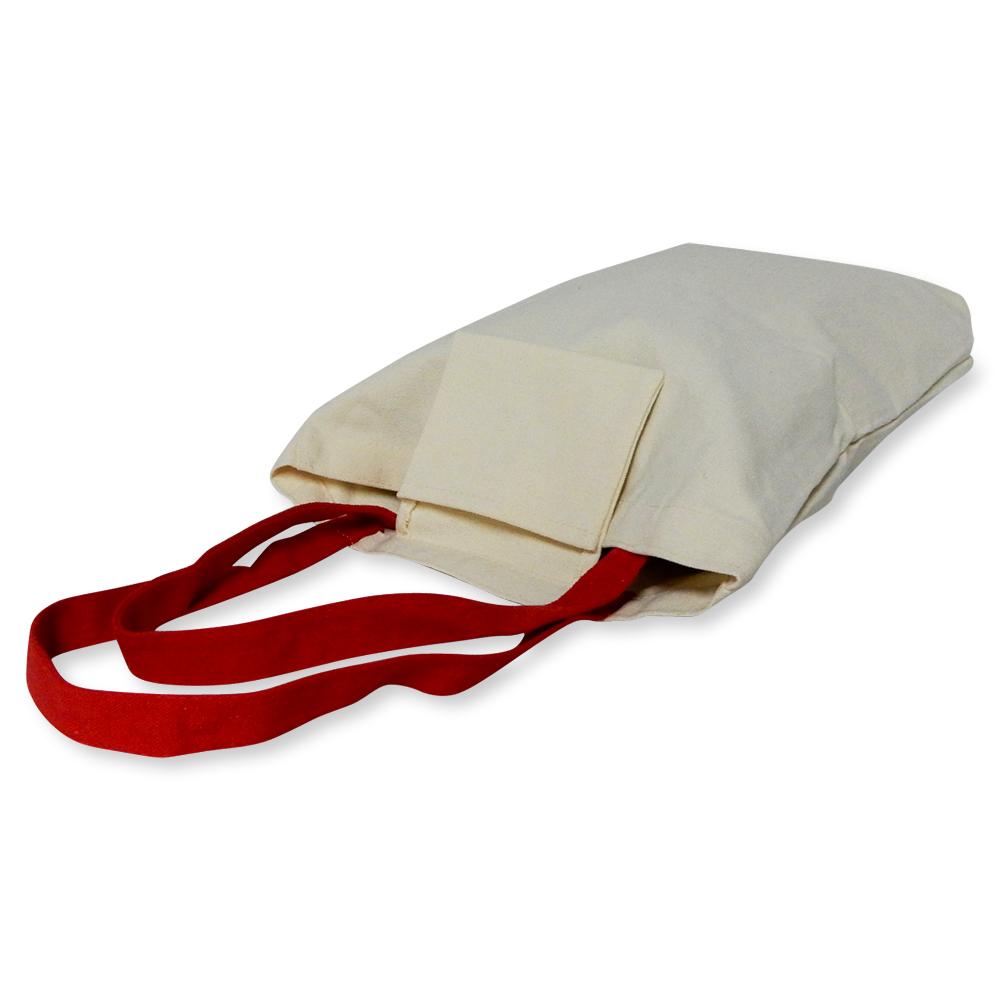Canvas Tote Bag with Pocket (12oz)