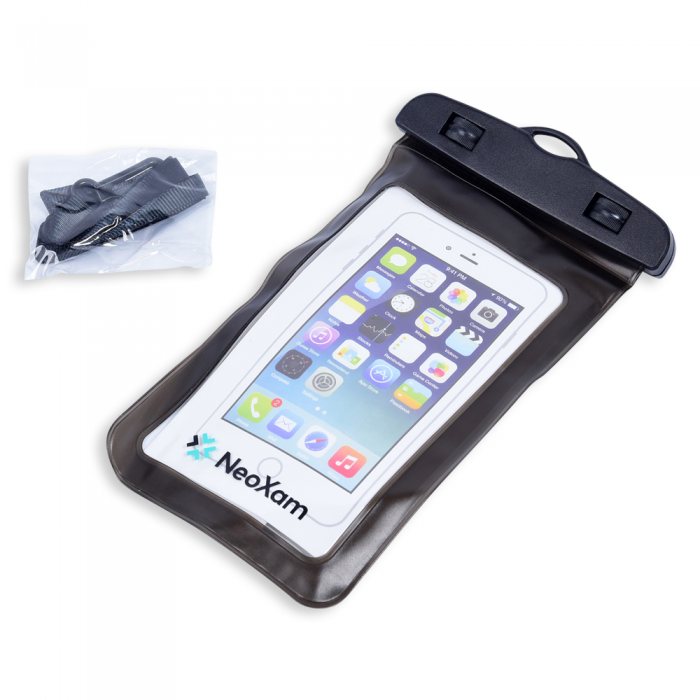 Customised Waterproof Phone Neck Pouch With Logo Print Singapore