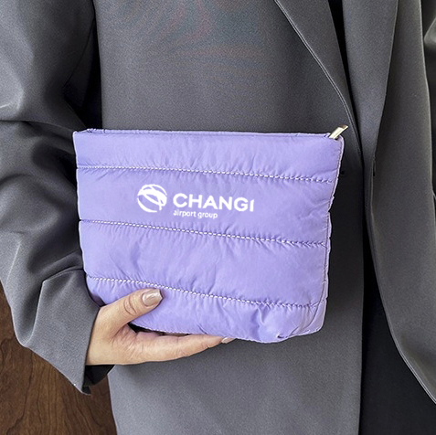 Matt Puffer Cosmetic Pouch