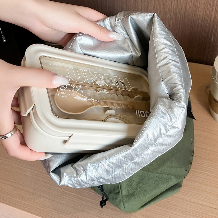 Loop Drawstring Insulated Lunch Bag