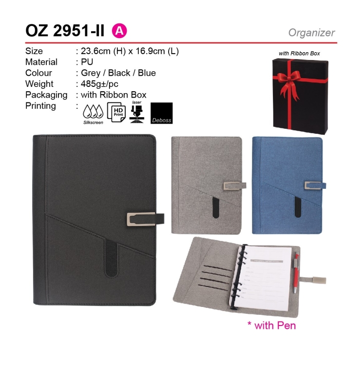 A5 Lola Organizer with Pocket