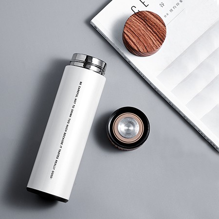 500ml WOOD Premium Stainless Steel Thermos