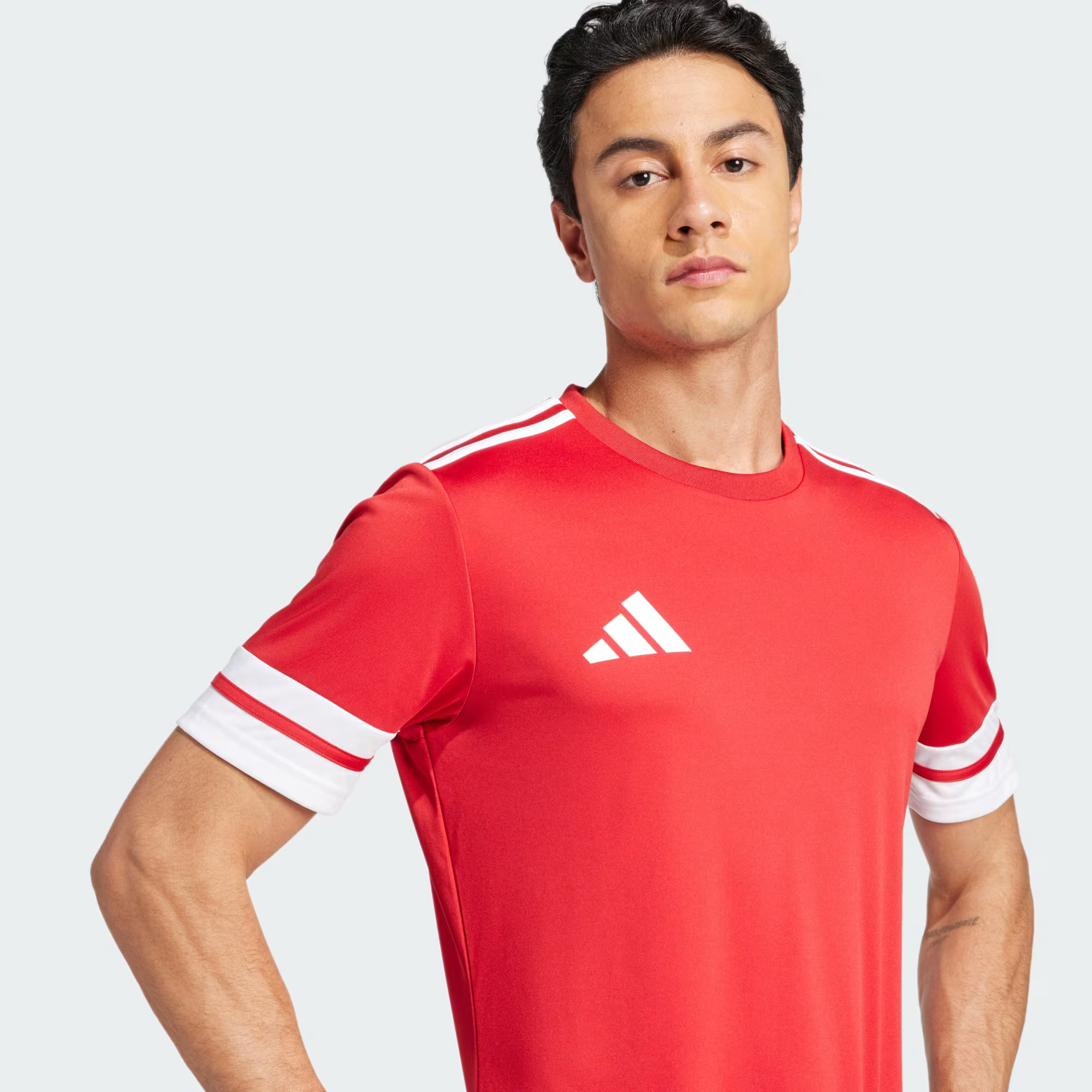 Adidas Squadra 25 Jersey Ribbed Crewneck Tee