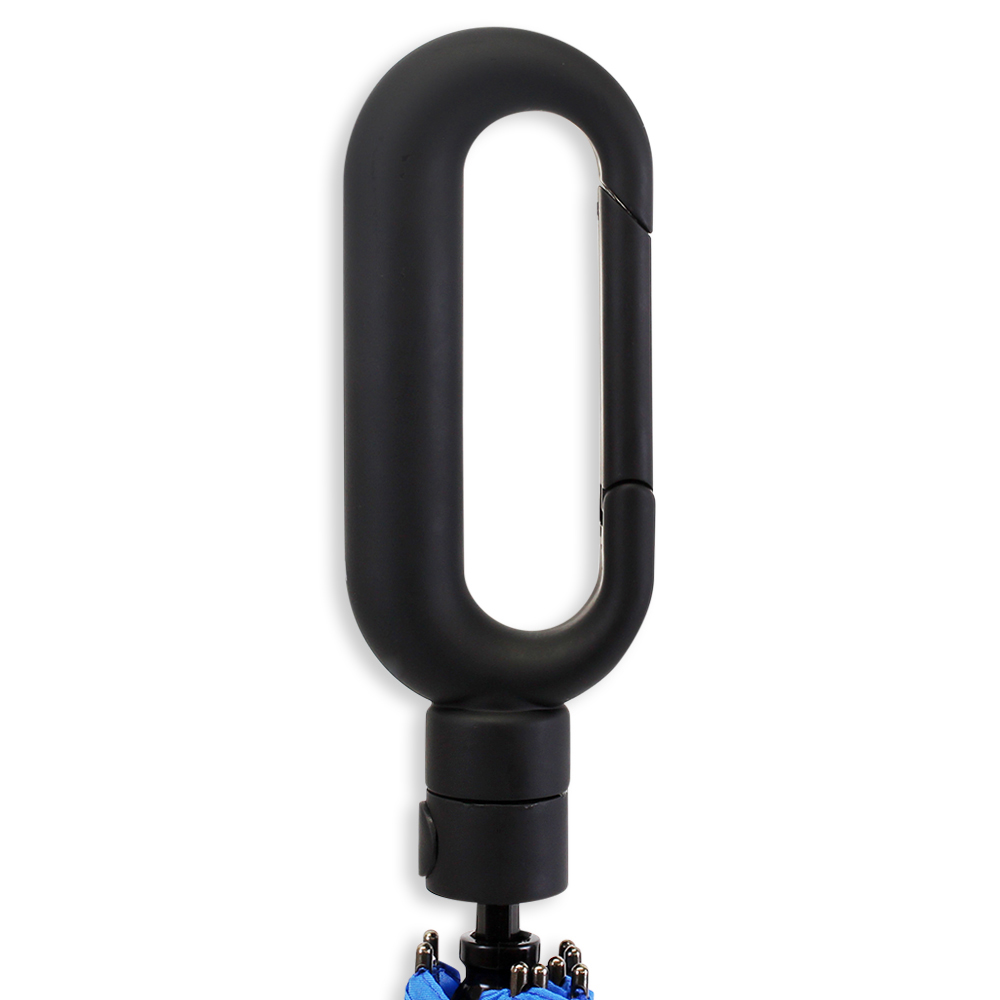 23'' Automatic Foldable RPET Umbrella with Carabiner (UV Coating)