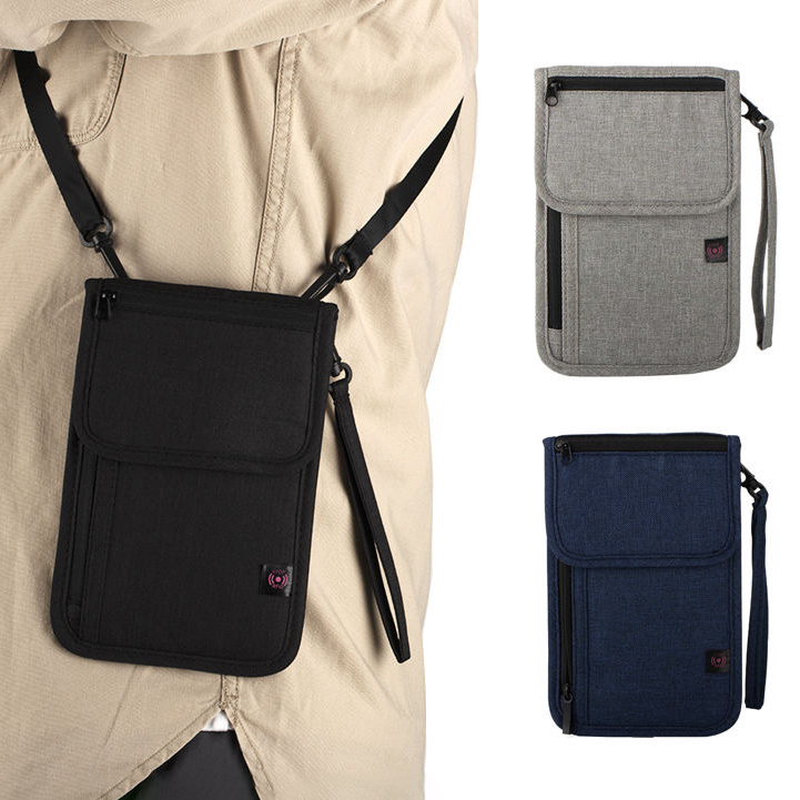 Essential RFID Blocking Passport Sling Pouch