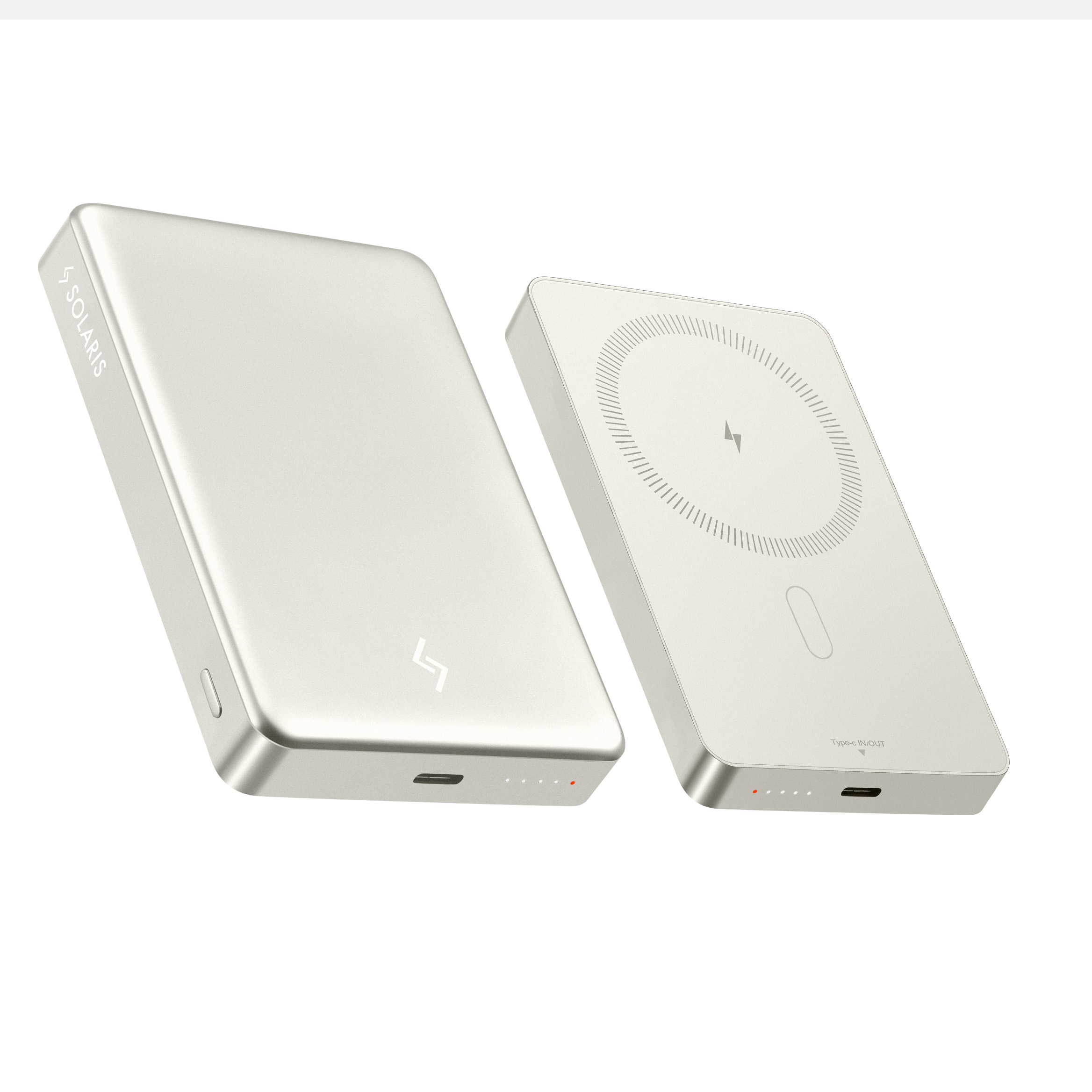 SOLARIS Amppack 10,000mah Magnetic Fast Charging Wireless Powerbank