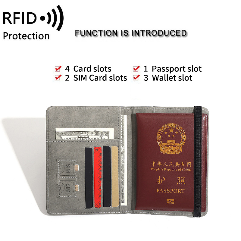 Wander RFID Passport and Card Holder