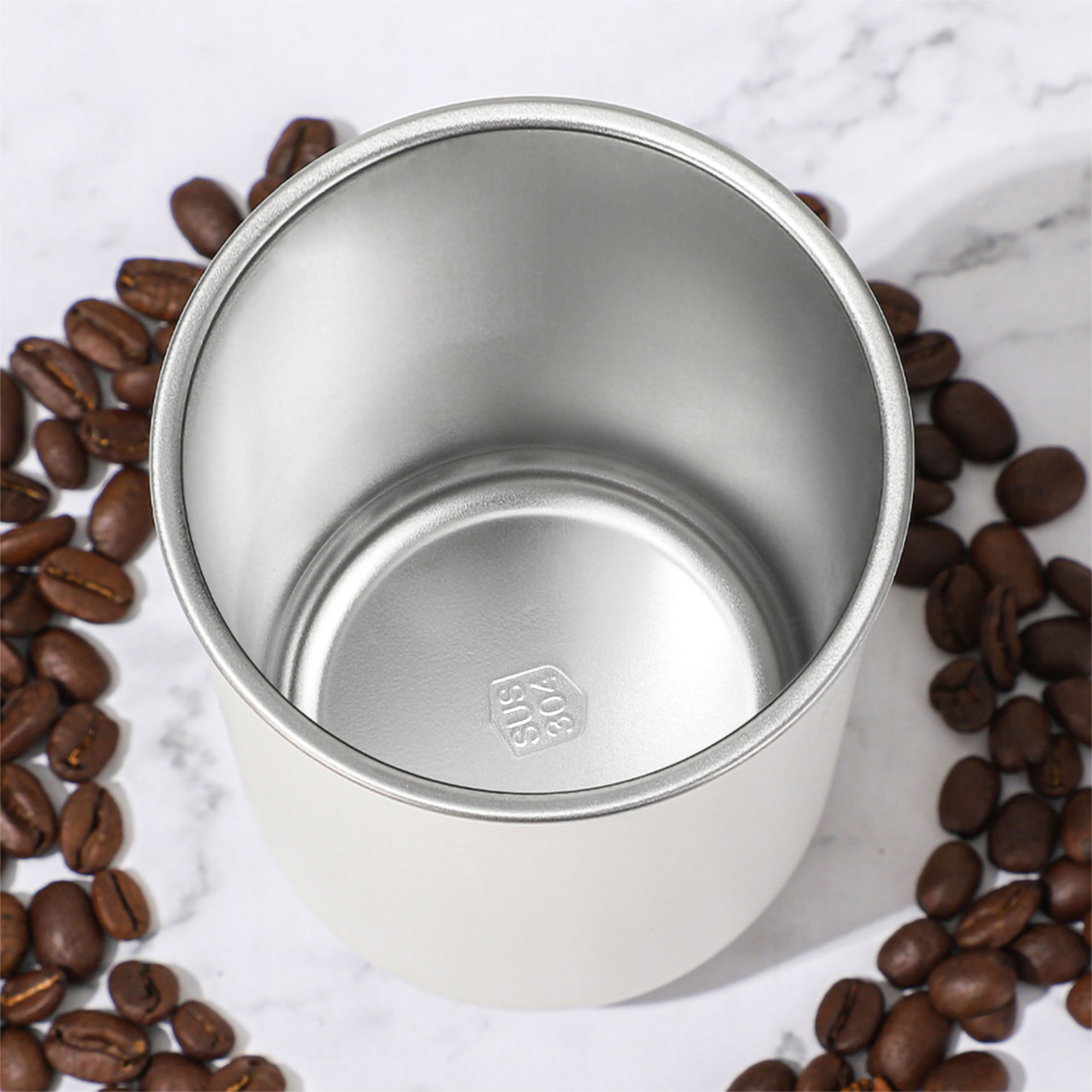 300ml Belle Stainless Steel Cup with Lid