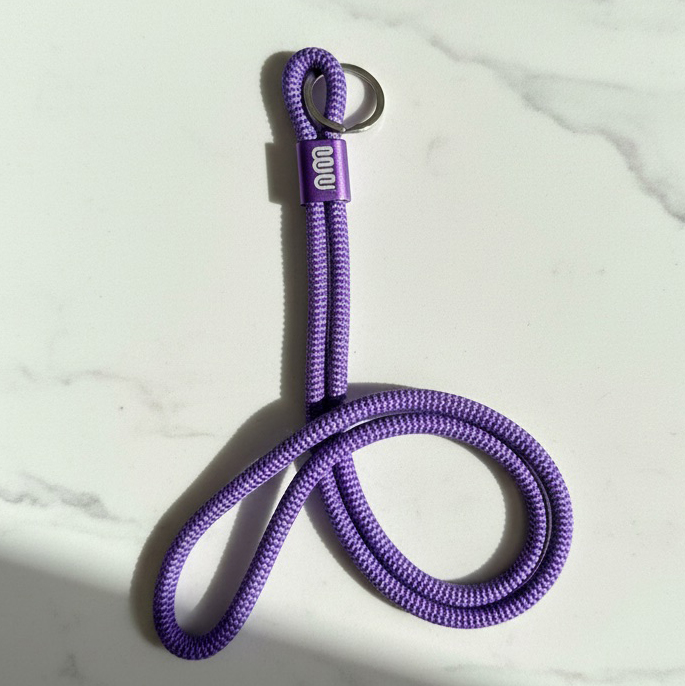 Lined Cord Lanyard with Metal Shell