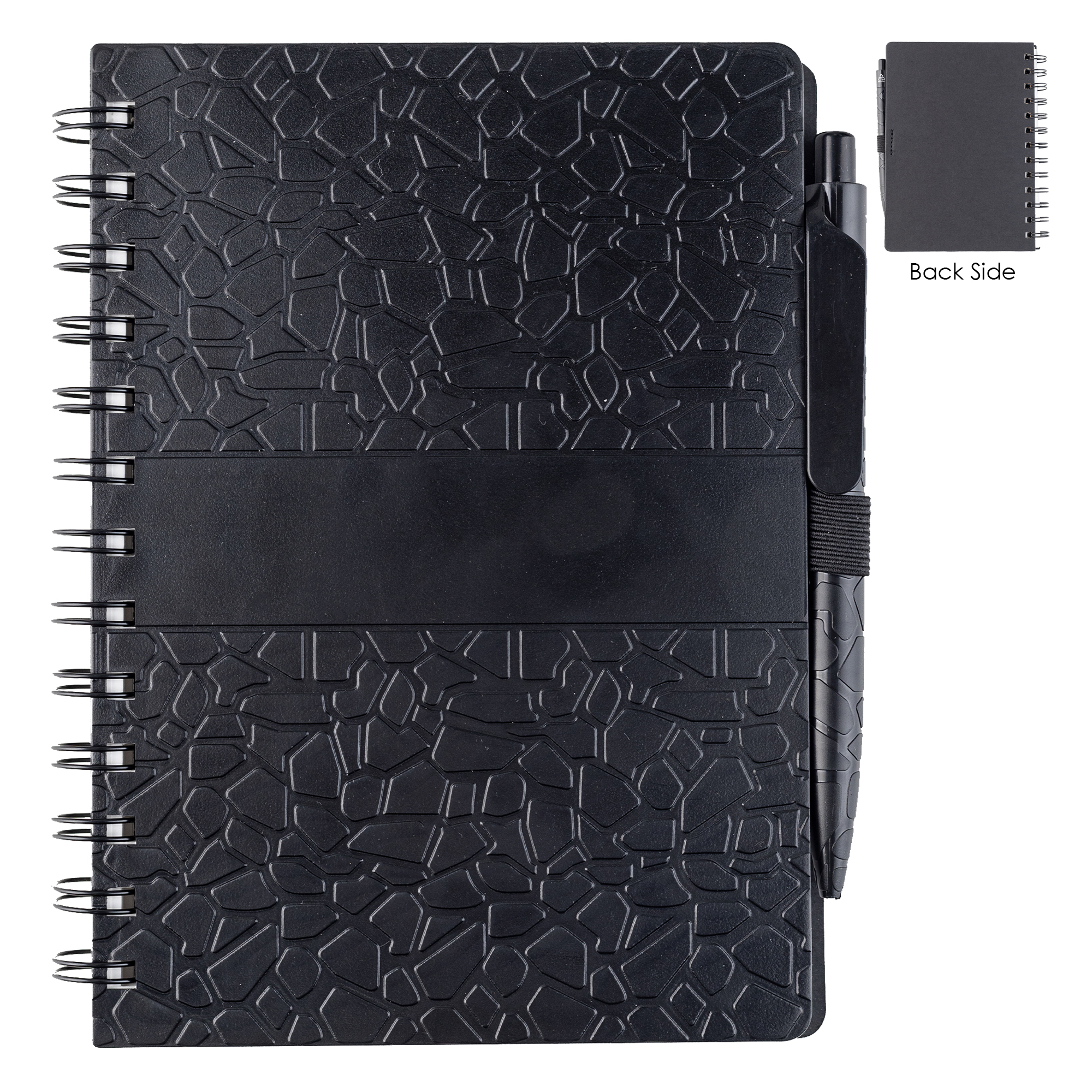B6 ABS Hard Cover Spiral Notebook