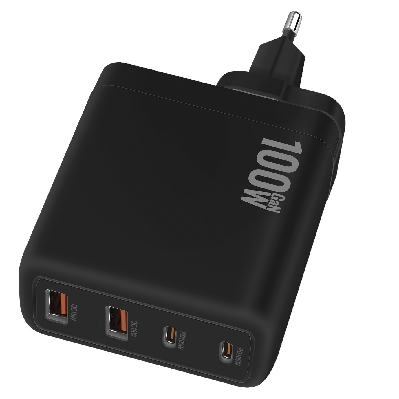 100W Wally GaN Travel Adaptor cum Wall Charger