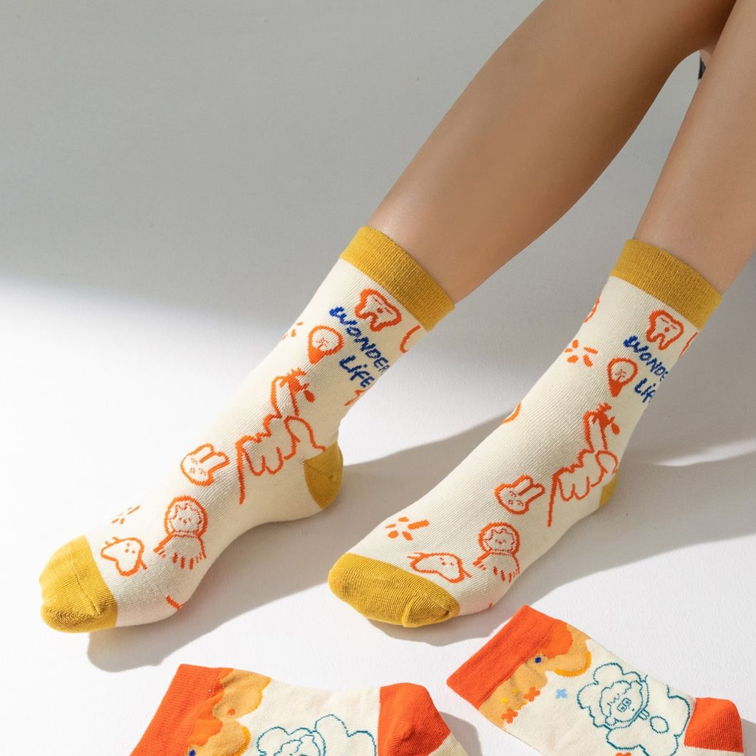 Custom Socks - Crew Length (Pair)