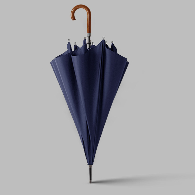  25″ Golf Umbrella (J-Hook Wooden Handle)