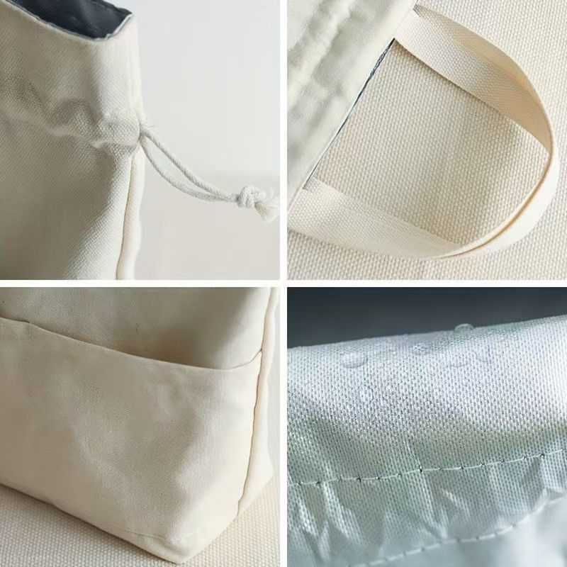 Drawstring Dumpling Thermal Lunch Bag