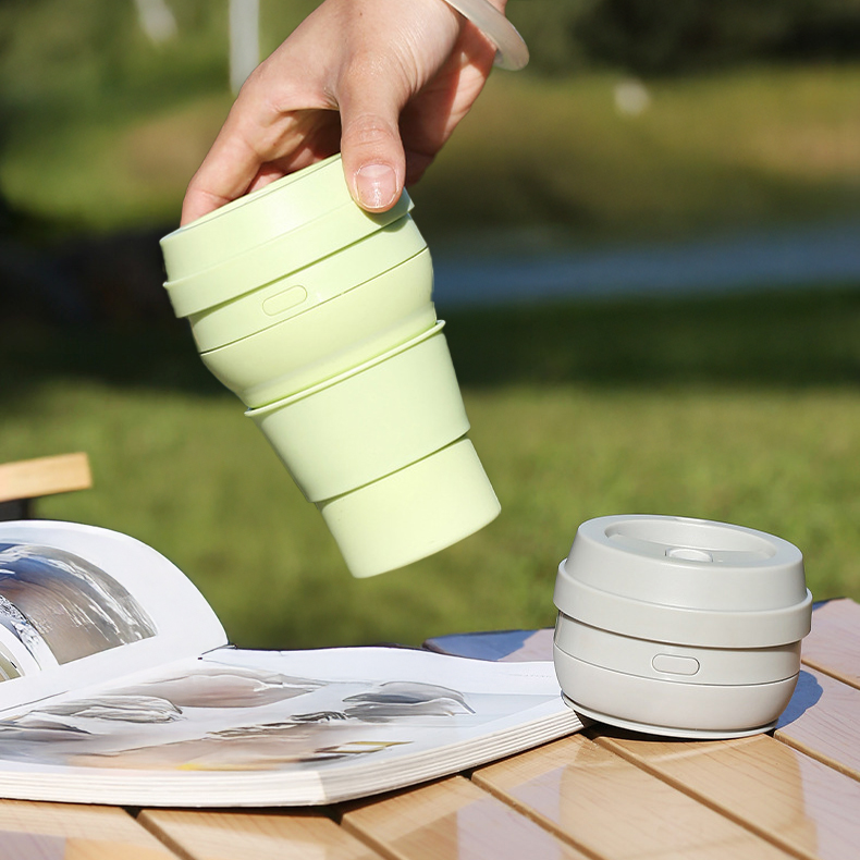 360ml Silicone Collapsible Coffee Cup