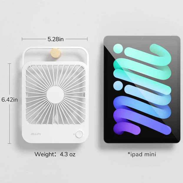 Jisulife  4500mAh Table Fan Life 1 (with Powerbank Output)