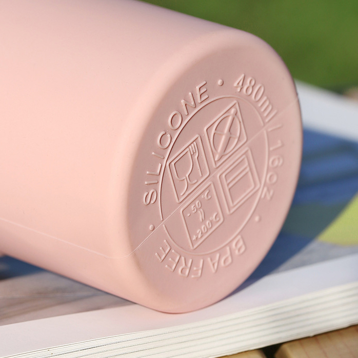 480ml Silicone Collapsible Juice Cup