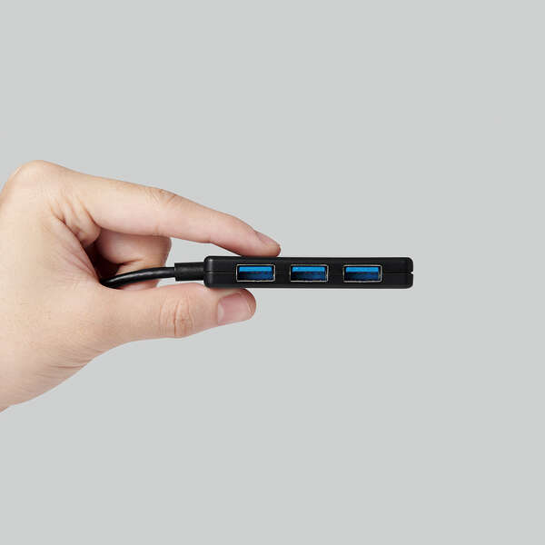 ELECOM USB 5Gbps Ultra-Slim Hub (with Type-C)
