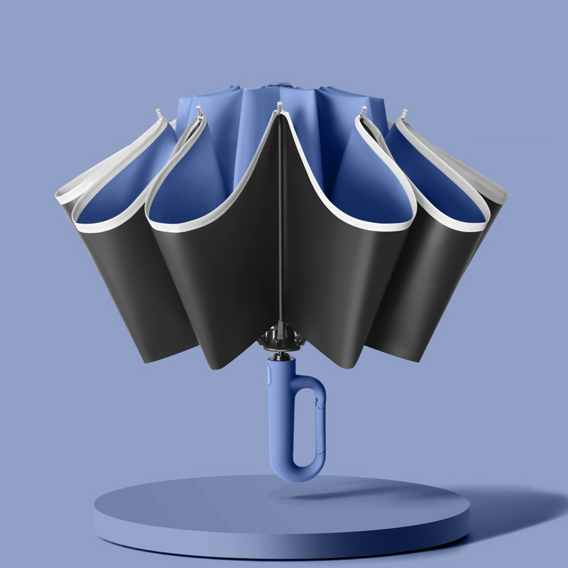 23'' Evo Automatic Foldable Umbrella with Carabiner (With UV Coating)