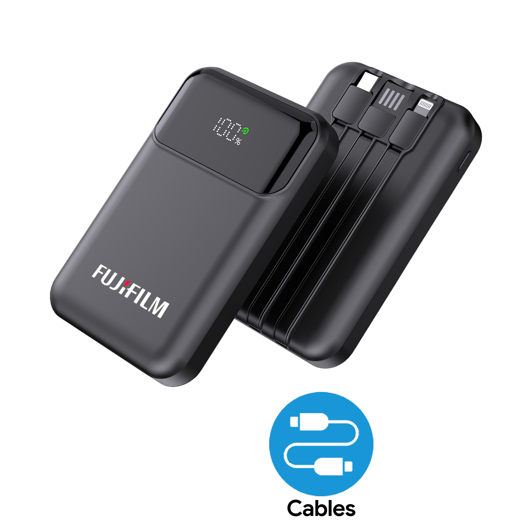 10,000mAh Volt Powerbank with Cables