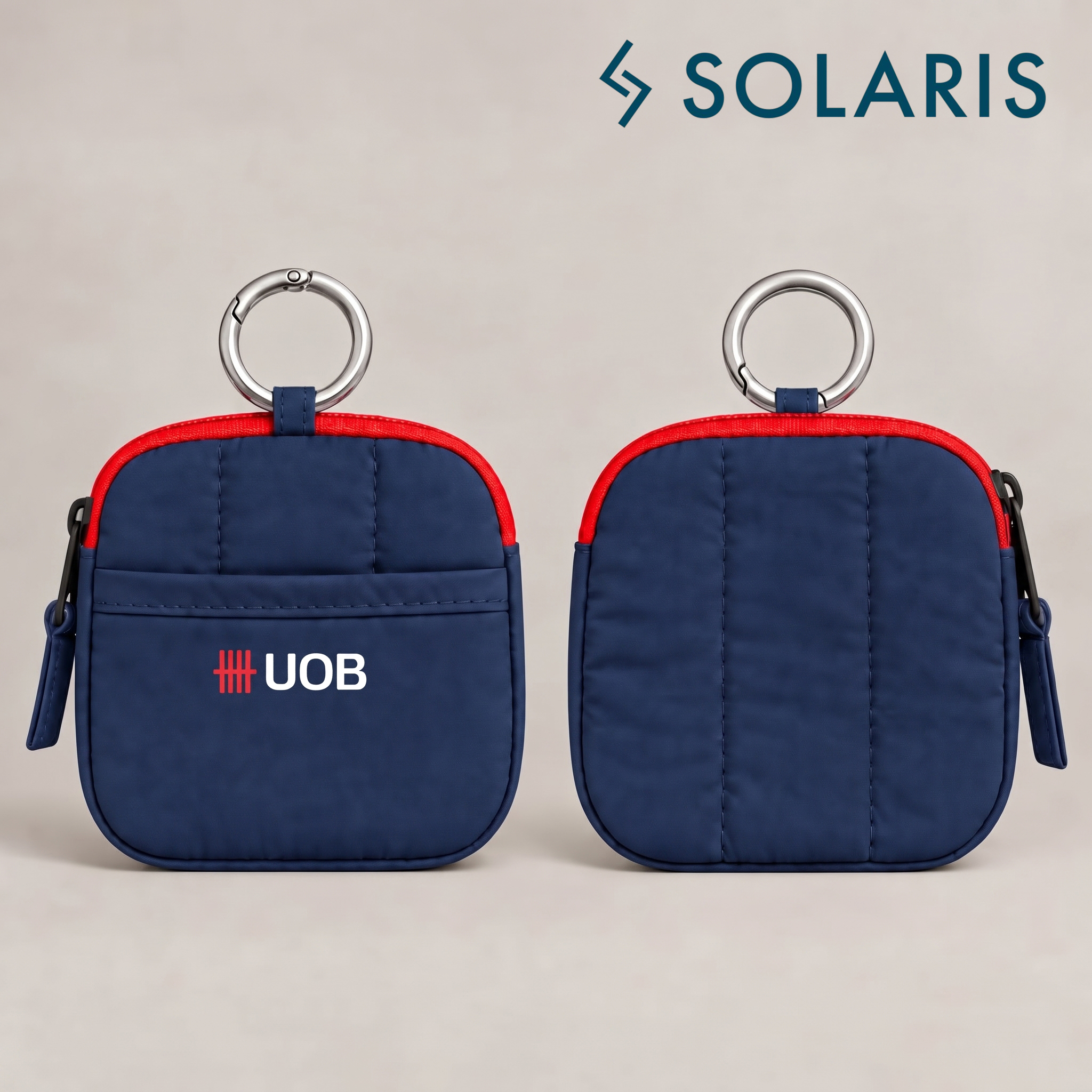SOLARIS Sivo Pouch Charm - Bag Charm & Nano Backpack