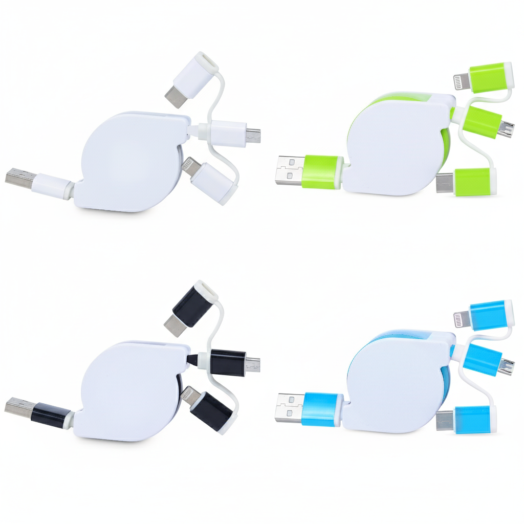 Retractable Charging Cable (with Type-C)