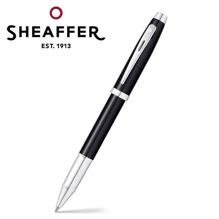 100 Glossy Black Lacquer Rollerball Pen