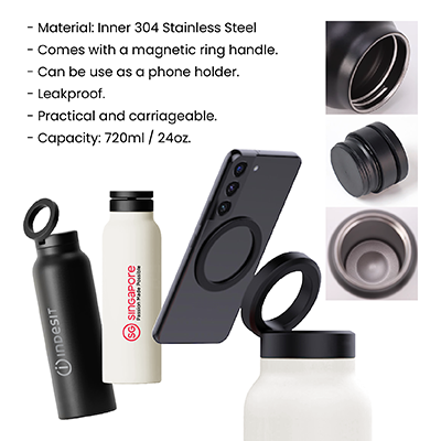 720lm MAGG Magnetic Ring Stainless Steel Thermos
