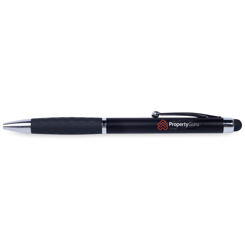 Ball Pen with Stylus (Twist-to-Write) - Multi-Function & Highlighter Pens - 3 Color / Position