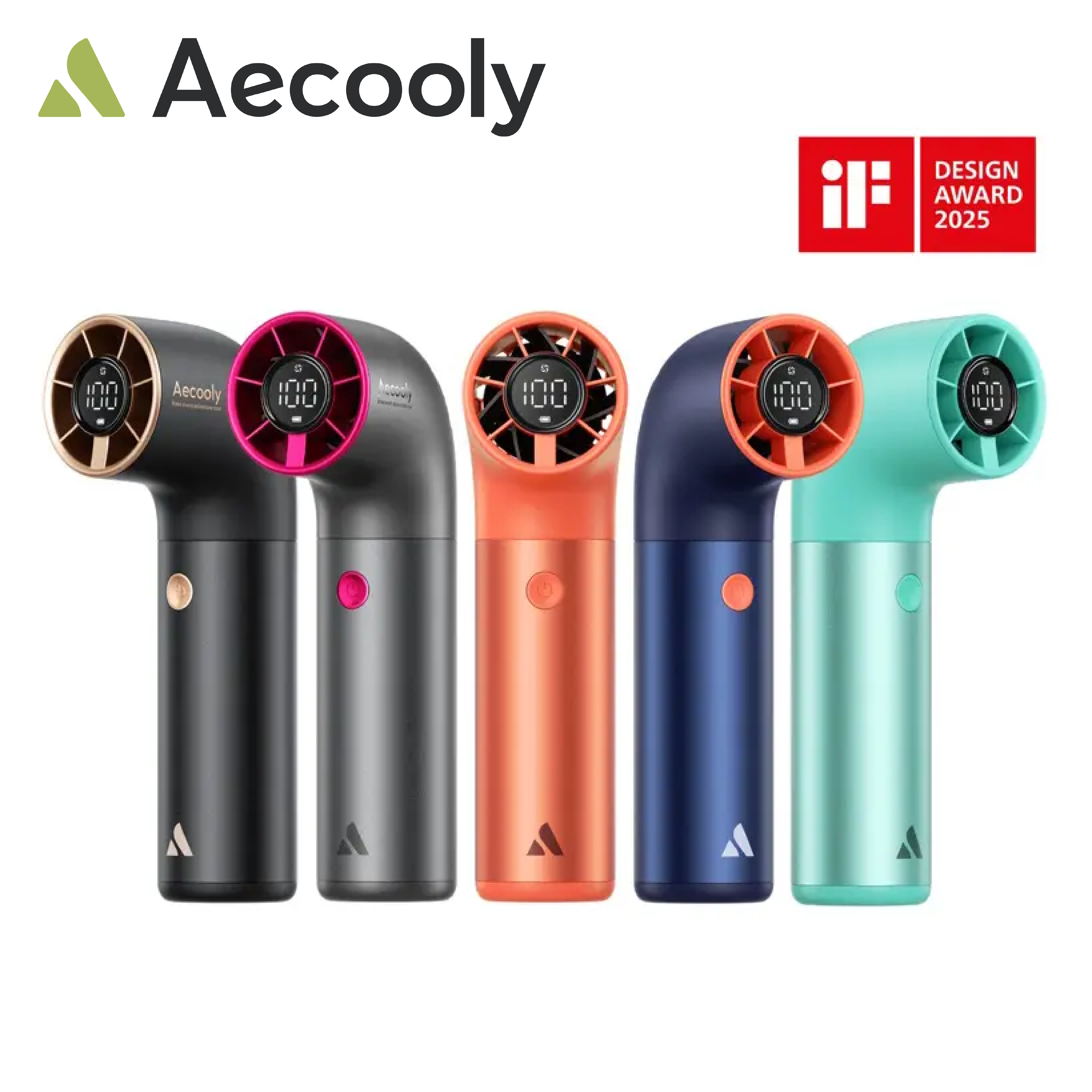 Aecooly 4,500mAh Aero Ultra Handheld High-Speed Fan