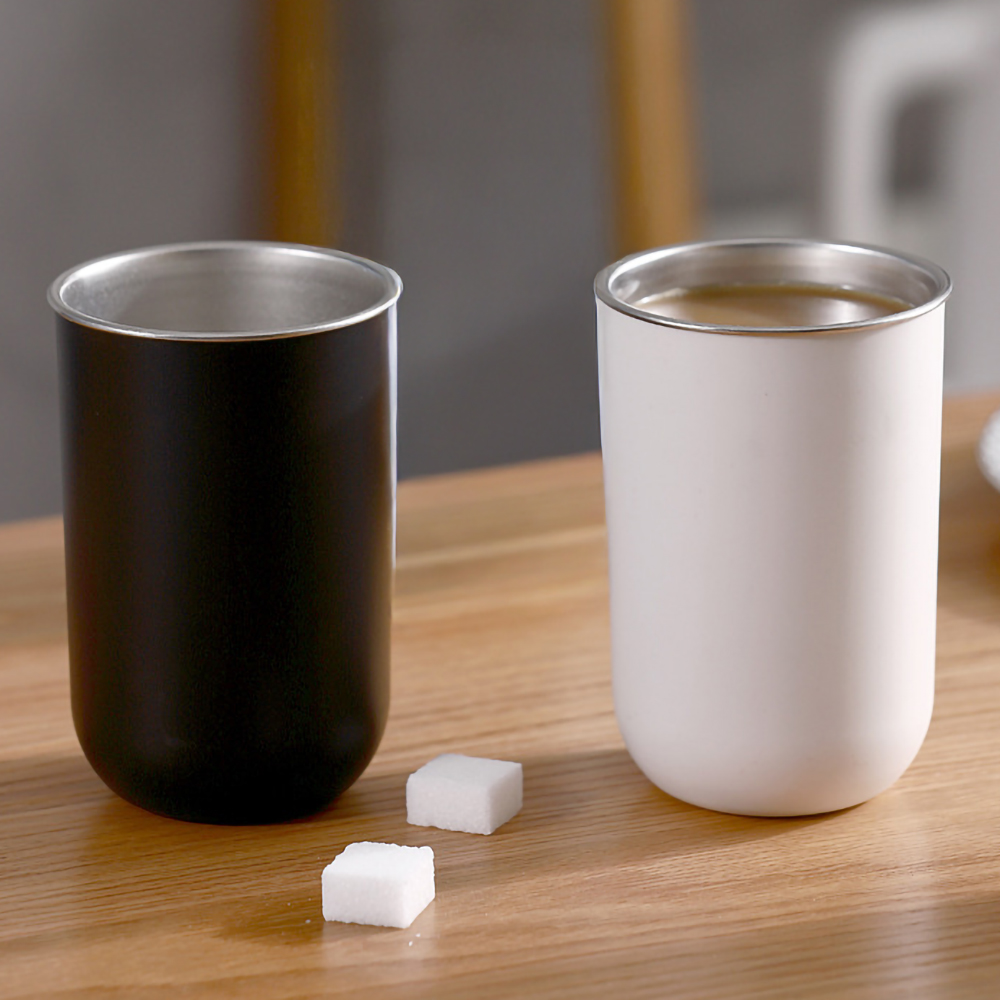 300ml Belle Stainless Steel Cup with Lid