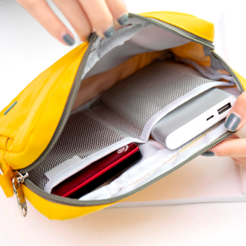 Trendy Button Utility Pouch