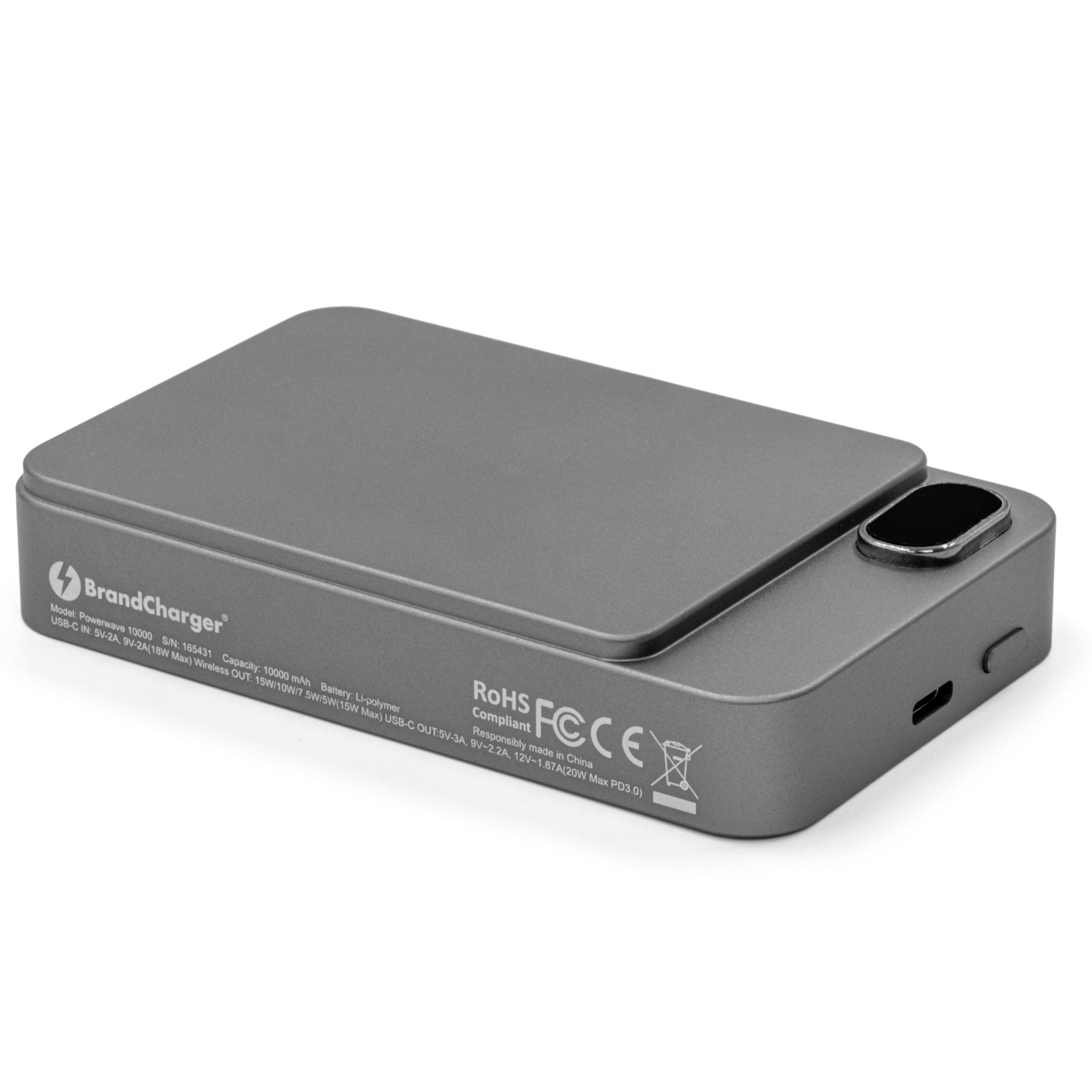 Brand Charger 10,000mAh Powerwave  ( Magnetic Wireless Powerbank ) 