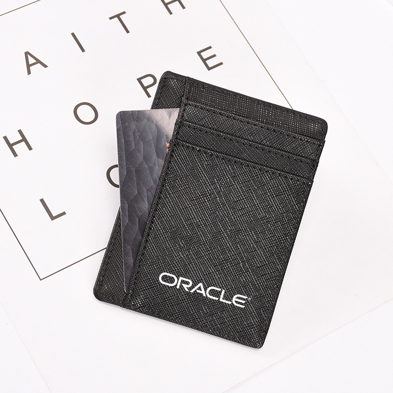 Saffiano PU Vertical Cardholder