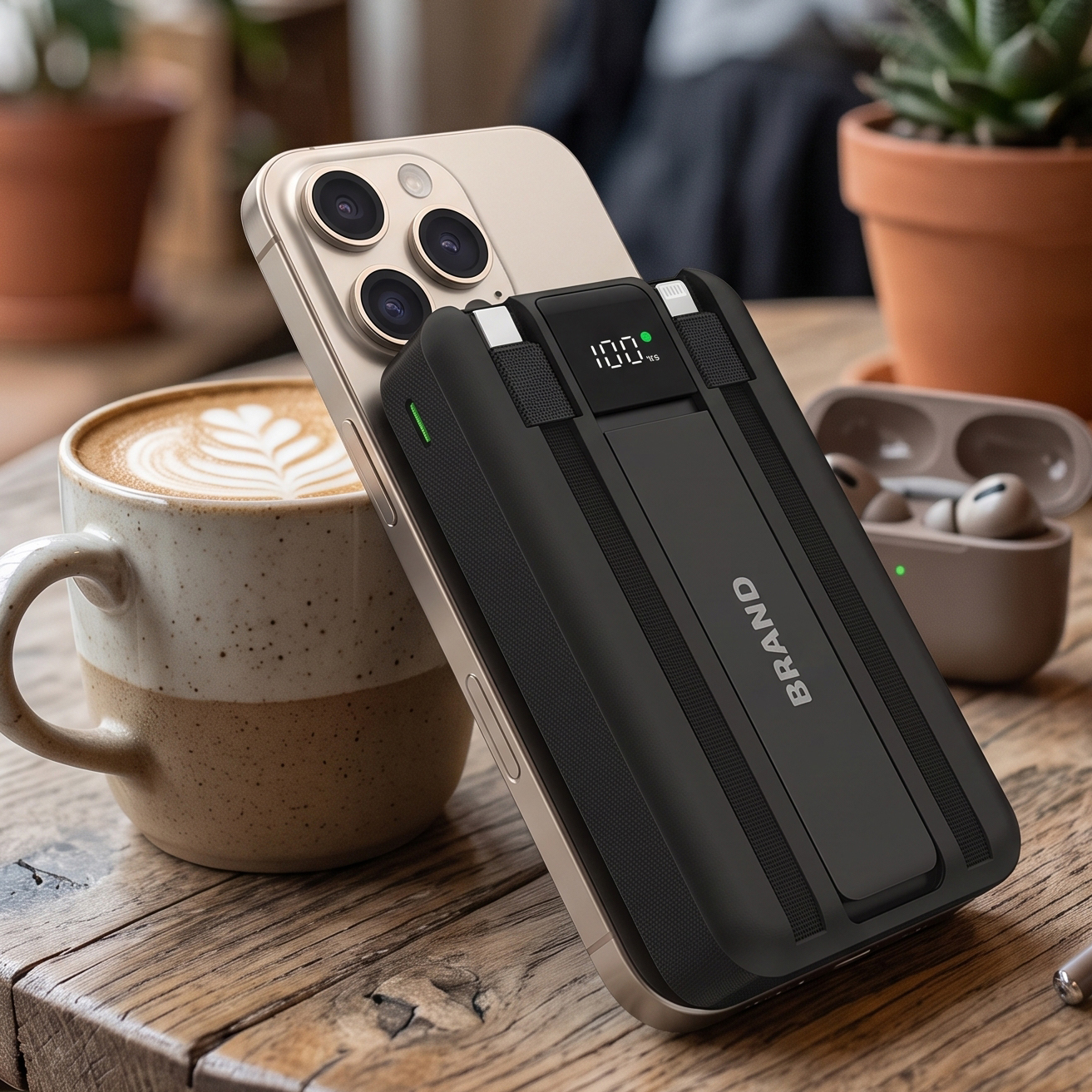 10,000mAh Velox 3-in-1 Magnetic Powerbank  - Power Bank (>6000mAh)