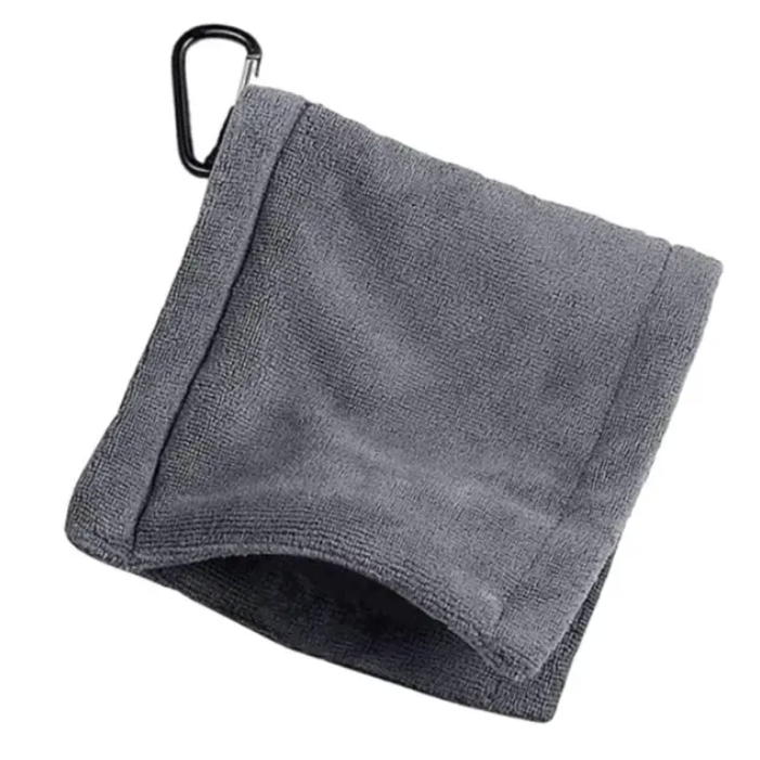 Golf Ball Cleaning Towel with Carabiner 