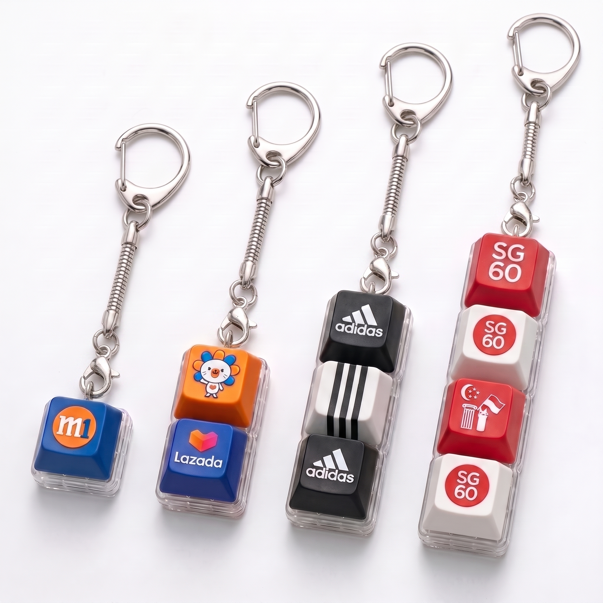 Custom Fidget Keycap Clicker Keychain - Fidget Gadgets