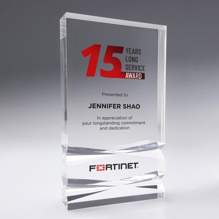 170mm Quad Acrylic Award ( Height ) 