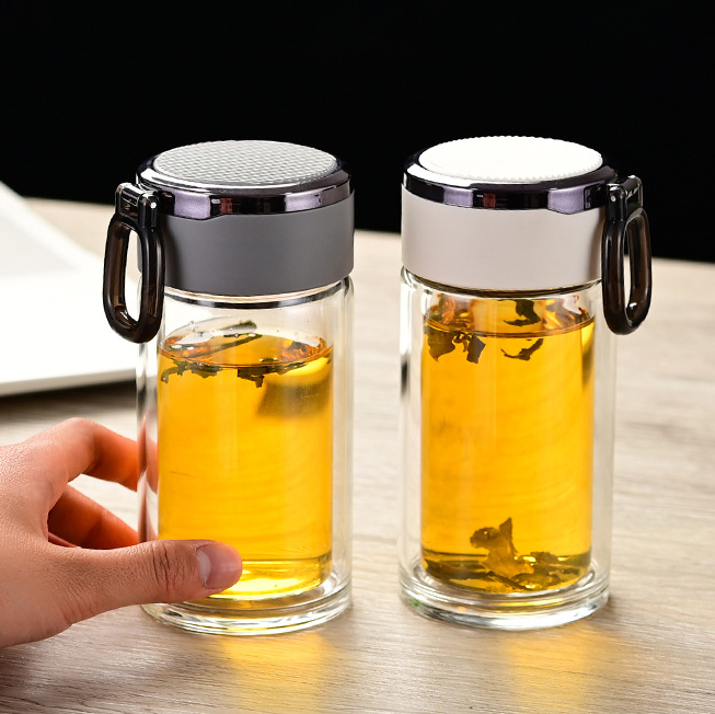 200ml Pocket Double  Wall Tea Bottle 