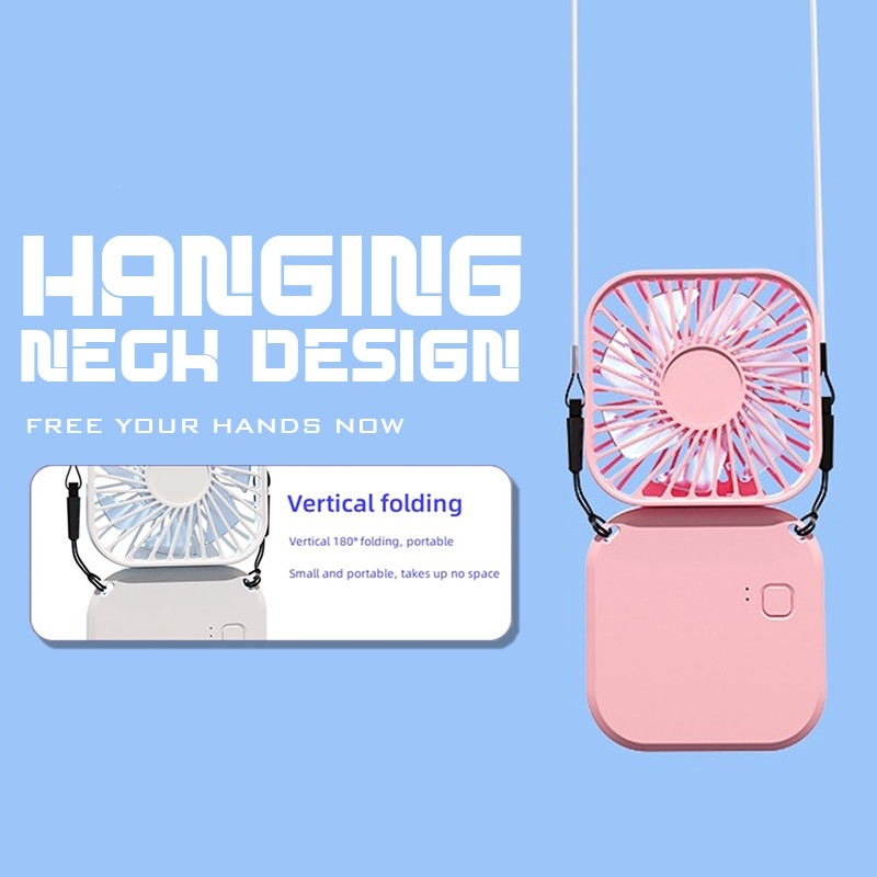 Vala Rechargeable Foldable Portable Mini Fan - 180° Vertical Rotating