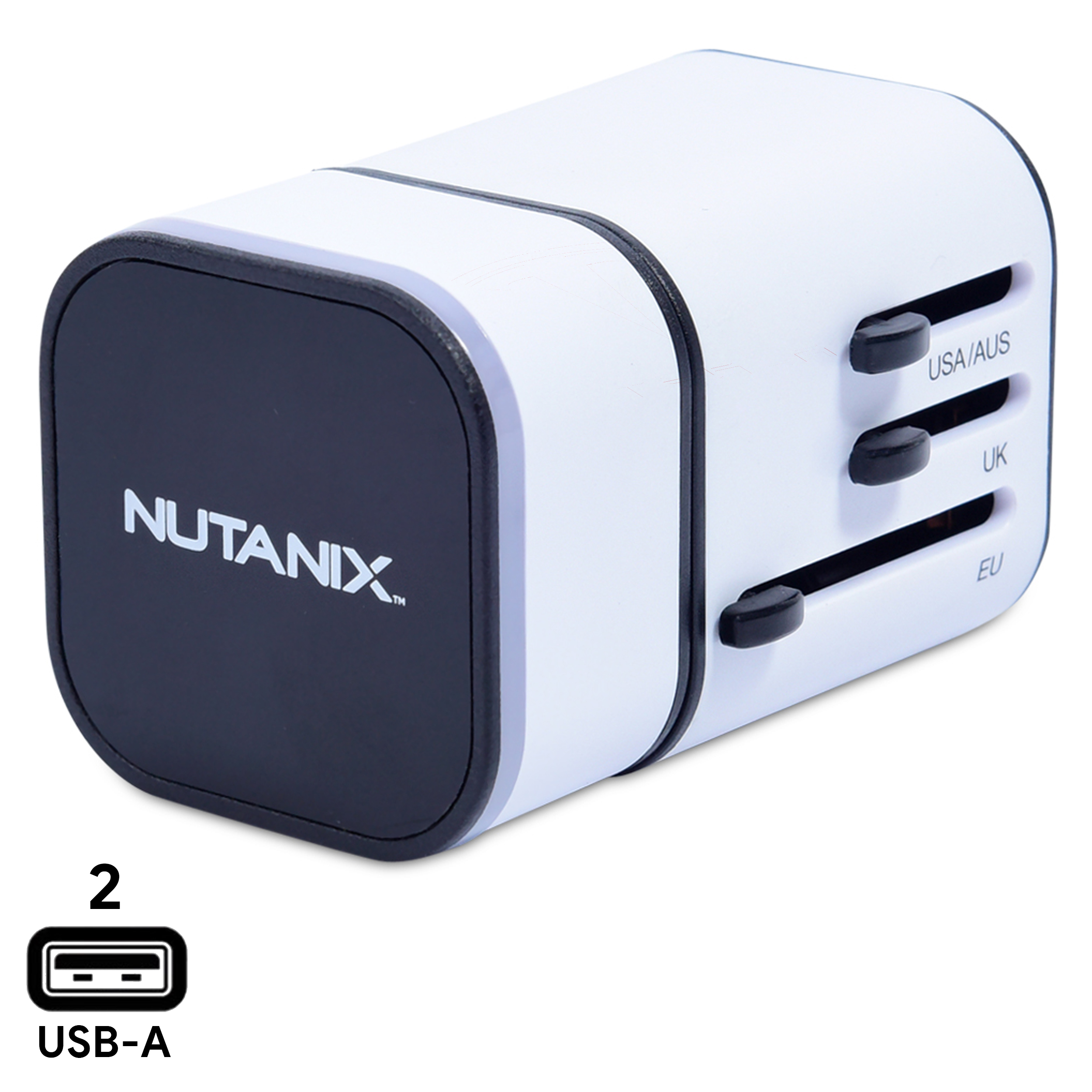 LED Travel Adaptor with 2 USB Port (with safety feature)