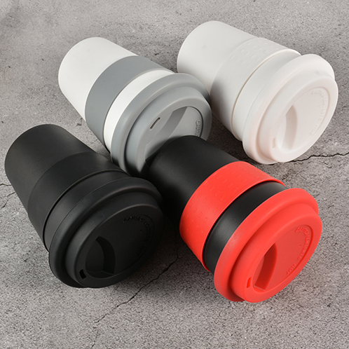 350ml PP Mug with Lid & Sleeve