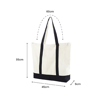 Multipurpose Fashion Tote Bag - 10oz (350x450x90)