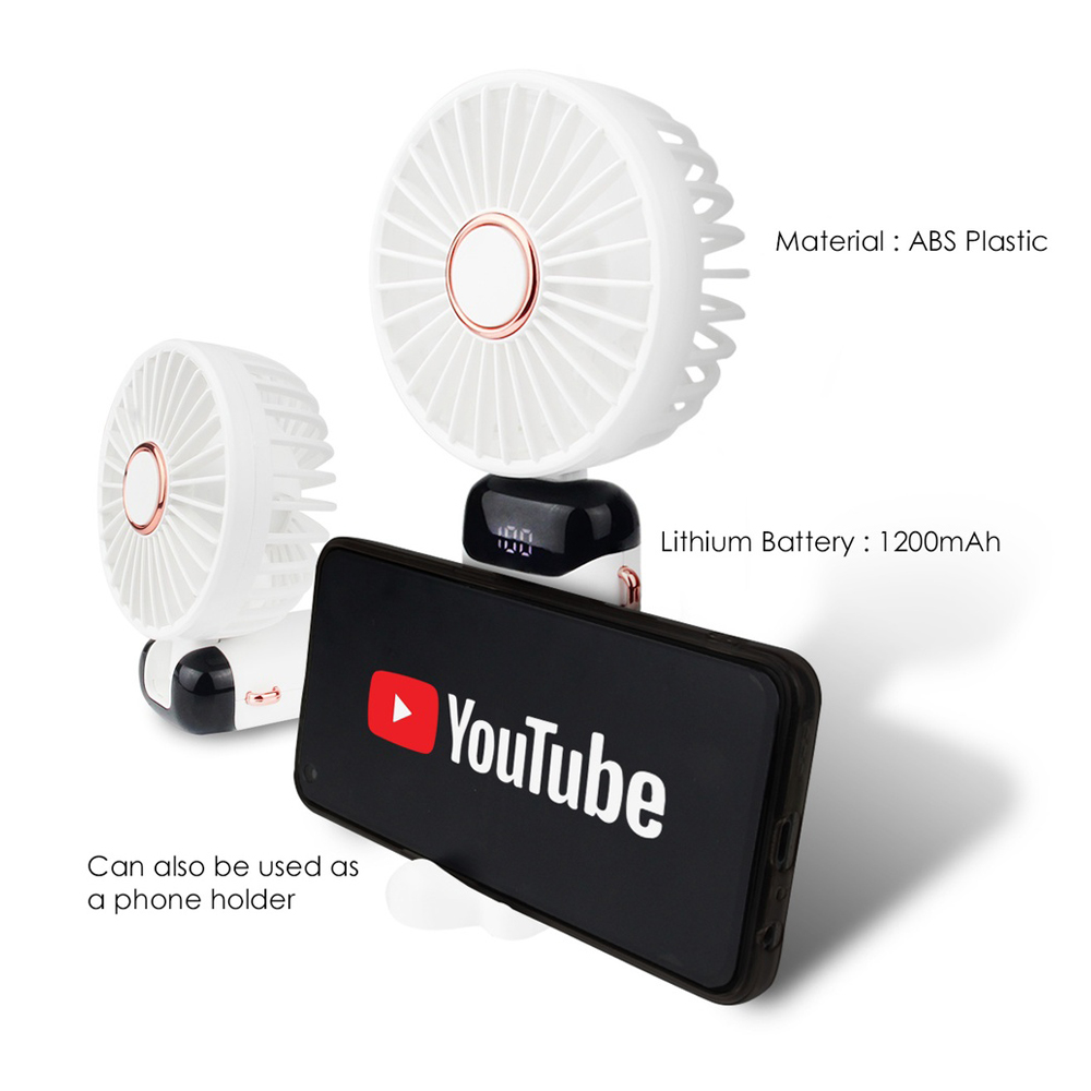 Luxa Portable Rechargeable Fan