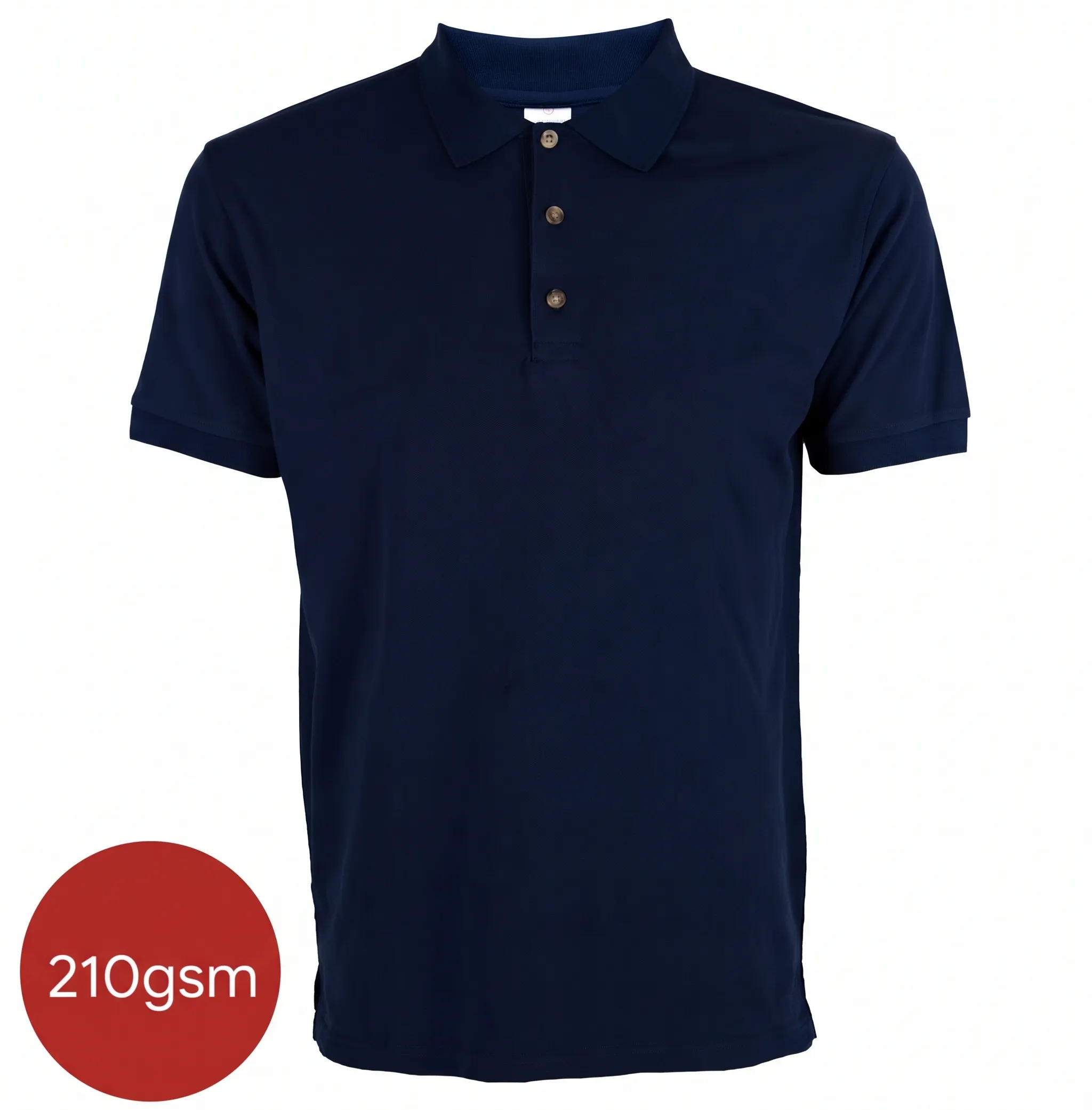 Plain Honeycomb Polo T-Shirt