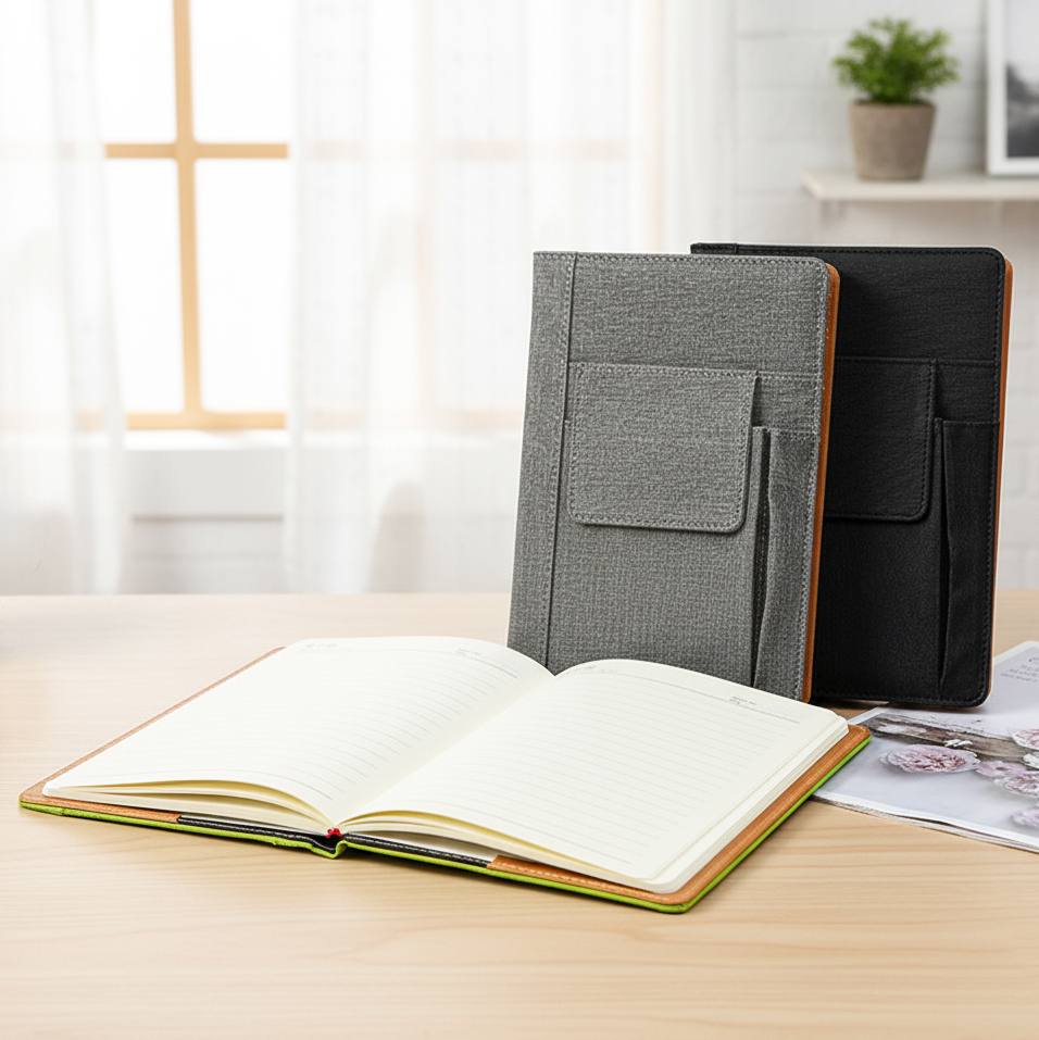 Luslax A5 Notebook With Pockets
