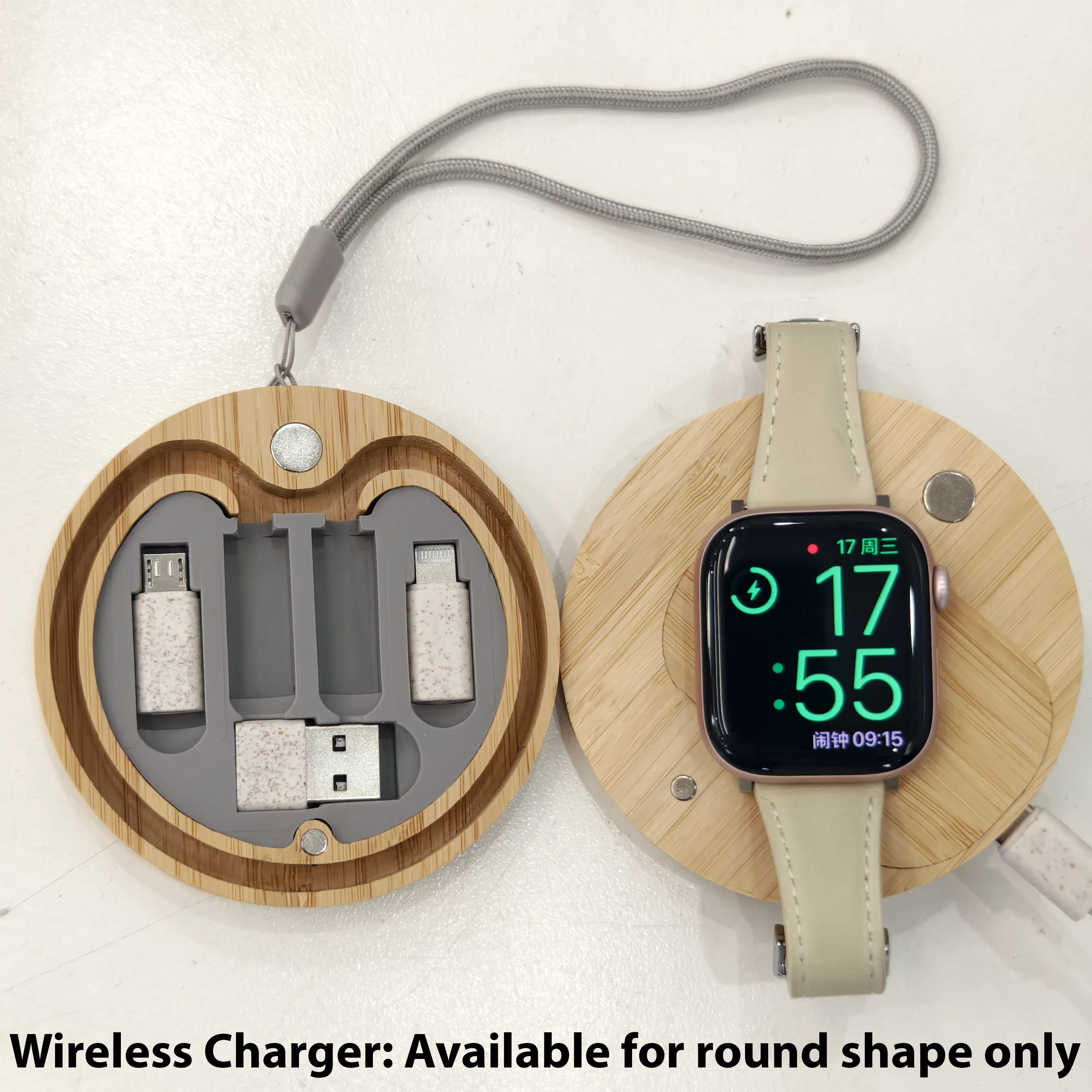 With Wireless Watch Charger